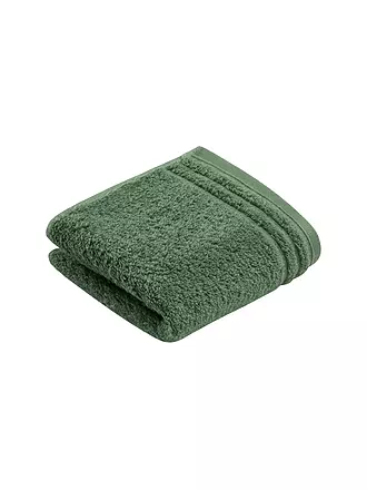 VOSSEN | Asciugamano per ospiti VIENNA STYLE SUPERSOFT 30x50cm Marrone scuro | olive